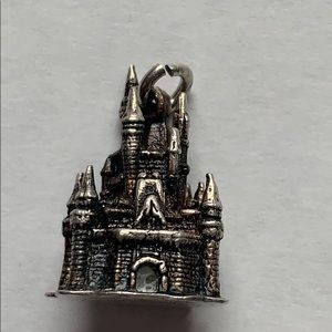 Disney Cinderella Castle sterling charm